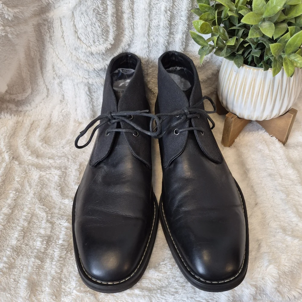 Joe’s Men's Chukka Boots Black Leather Lace Up Dressy Casual Size 13 Joe's Jeans